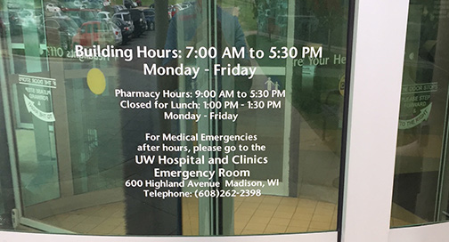 West Clinic Store Hours by BPI Color