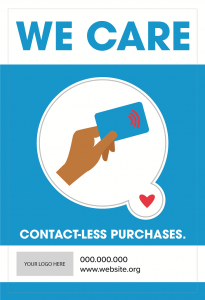 Contactless Purchase Signage