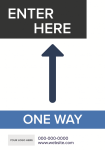 Help your customers with where to go signs