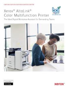 Check out the all new Xerox C8100 Series copy machine at BPI Color
