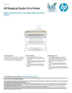 Design meets performance in the worlds easiest large-format plotters