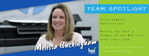 Melissa Buckingham Team Spotlight at BPI Color