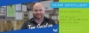 Tom Jacobson Team Spotlight at BPI Color
