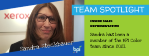 BPI Color team member Sandra Steckbauer