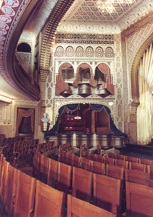 Interior of Mabel Tainter Theater